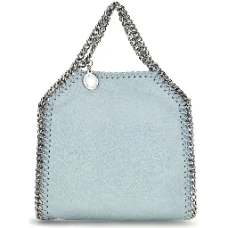 Blue Polyester Handbag