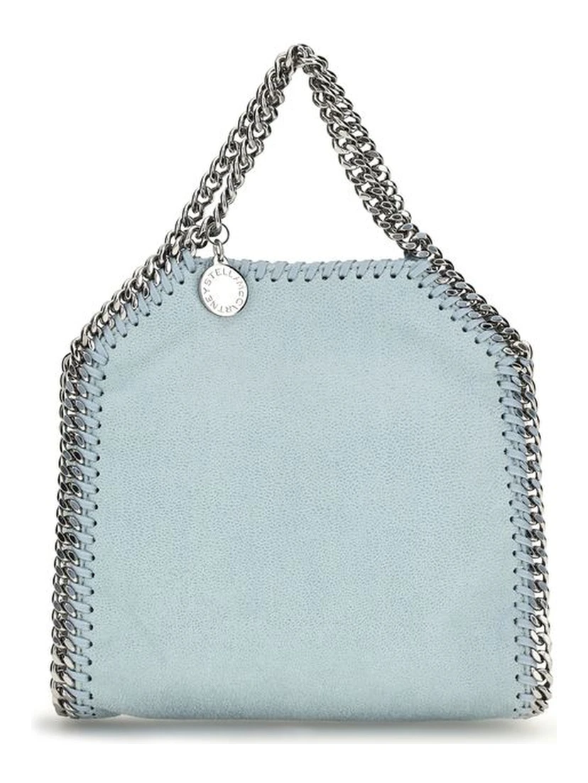 Blue Polyester Handbag