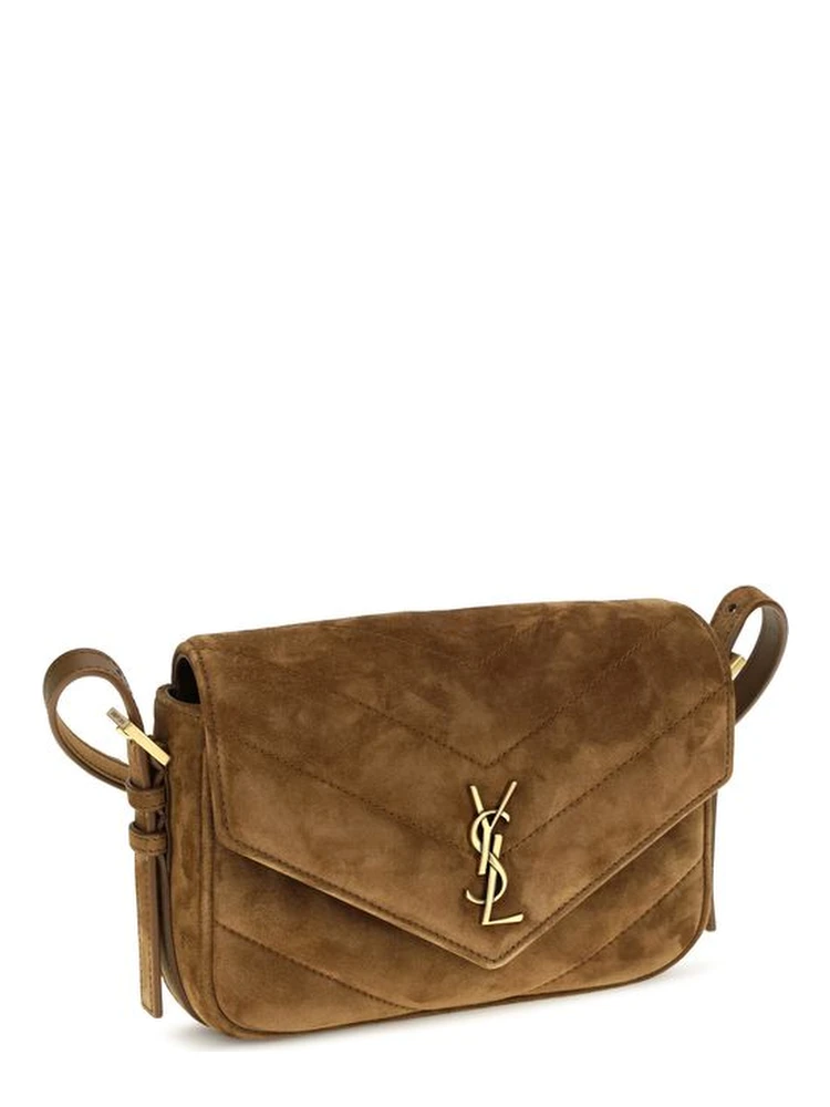 Brown Suede Leather Shoulder Bag alternative