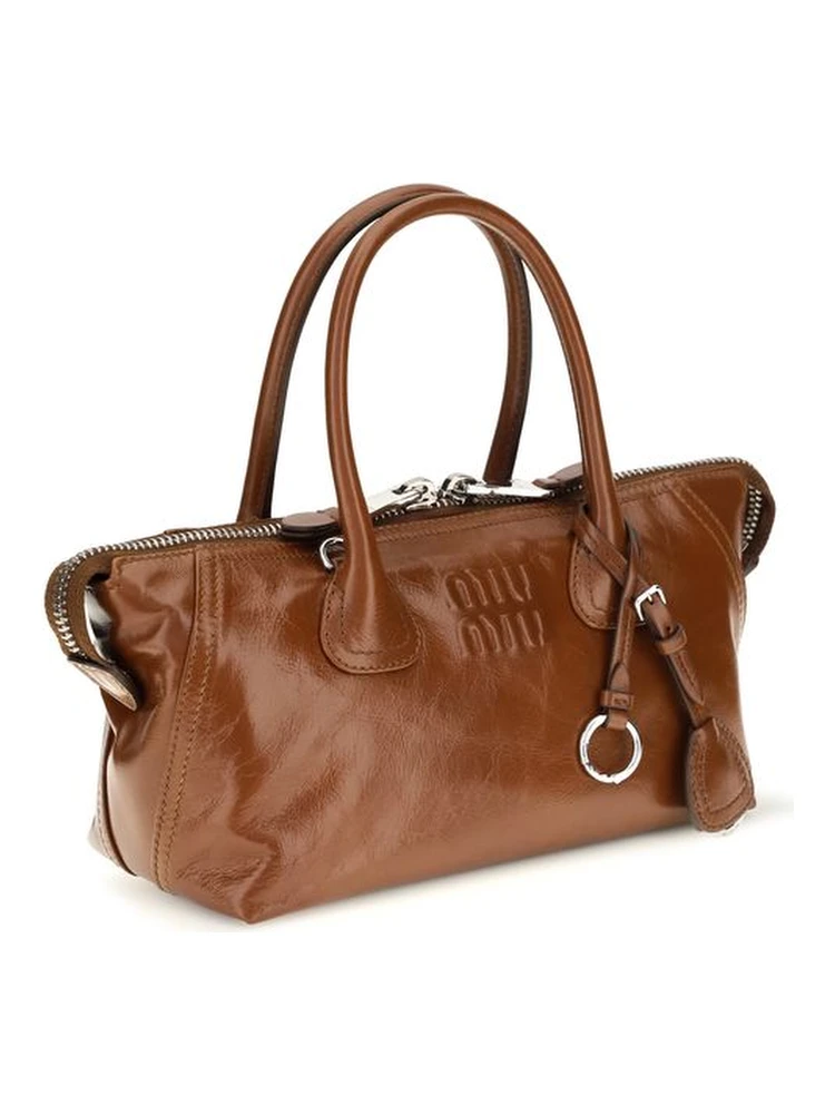 Brown Calf Leather Bos Taurus Handbag alternative