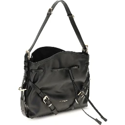 Black Calf Leather Bos Taurus Backet Bag