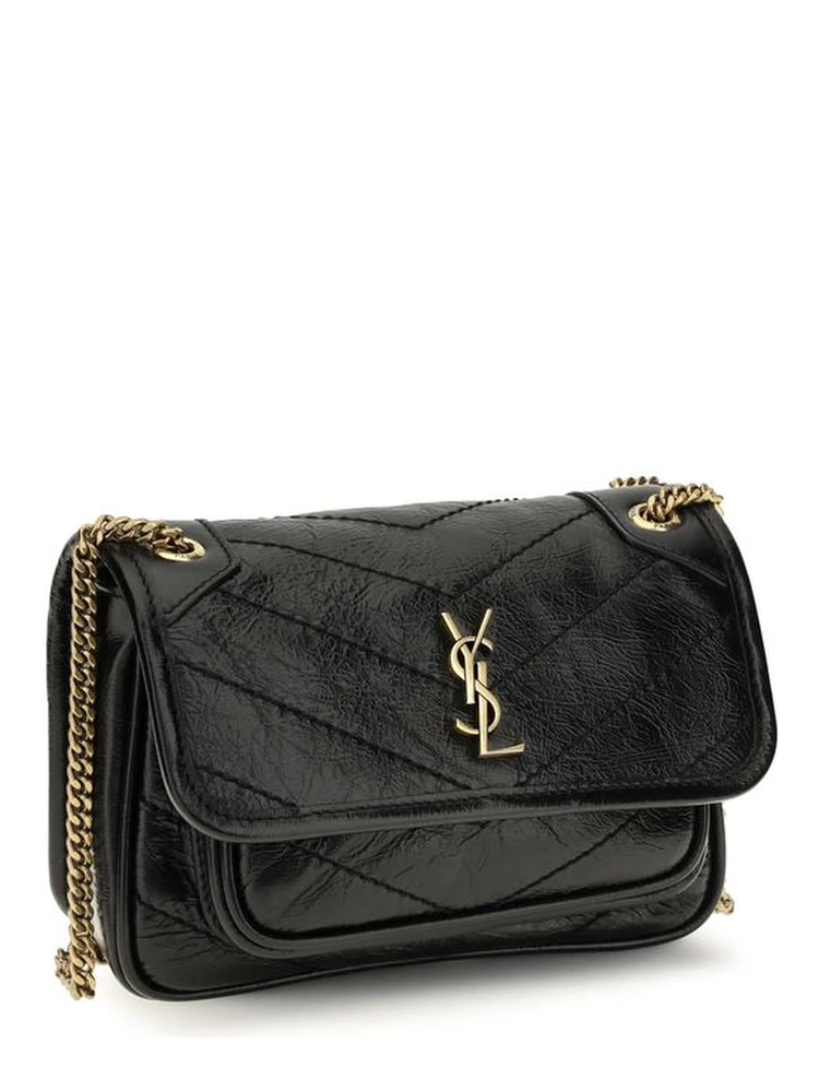 Black Calf Leather Bos Taurus Shoulder Bag alternative