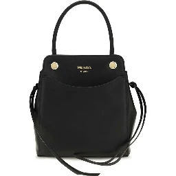 Black Calf Leather Bos Taurus Shoulder Bag