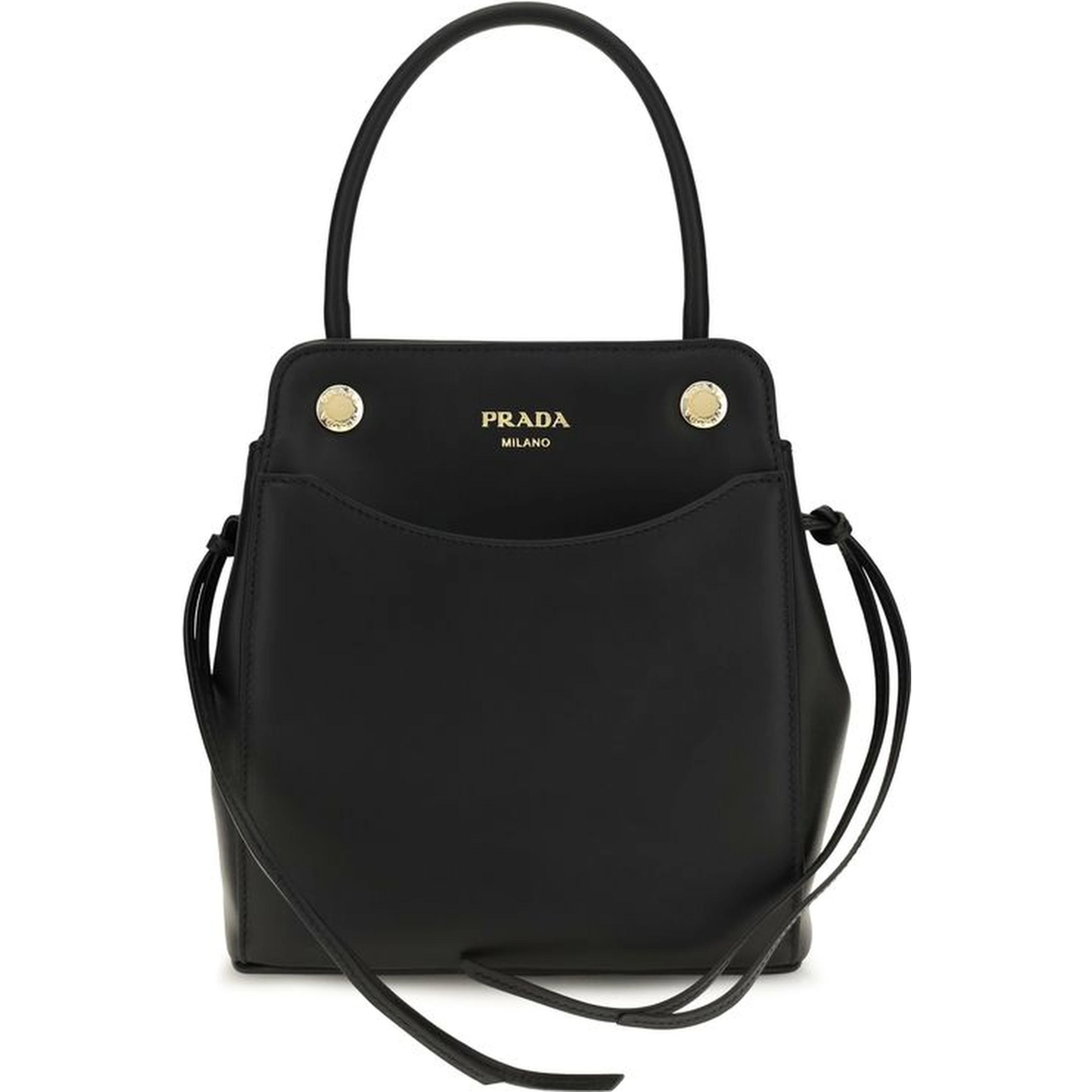 Black Calf Leather Bos Taurus Shoulder Bag