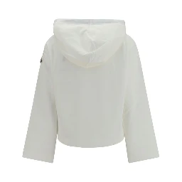 White Cotton Sweatshirt
