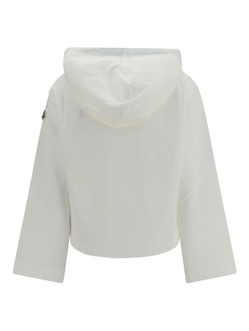 White Cotton Sweatshirt