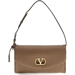 Brown Calf Leather Bos Taurus Shoulder Bag