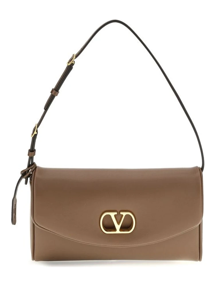 Brown Calf Leather Bos Taurus Shoulder Bag