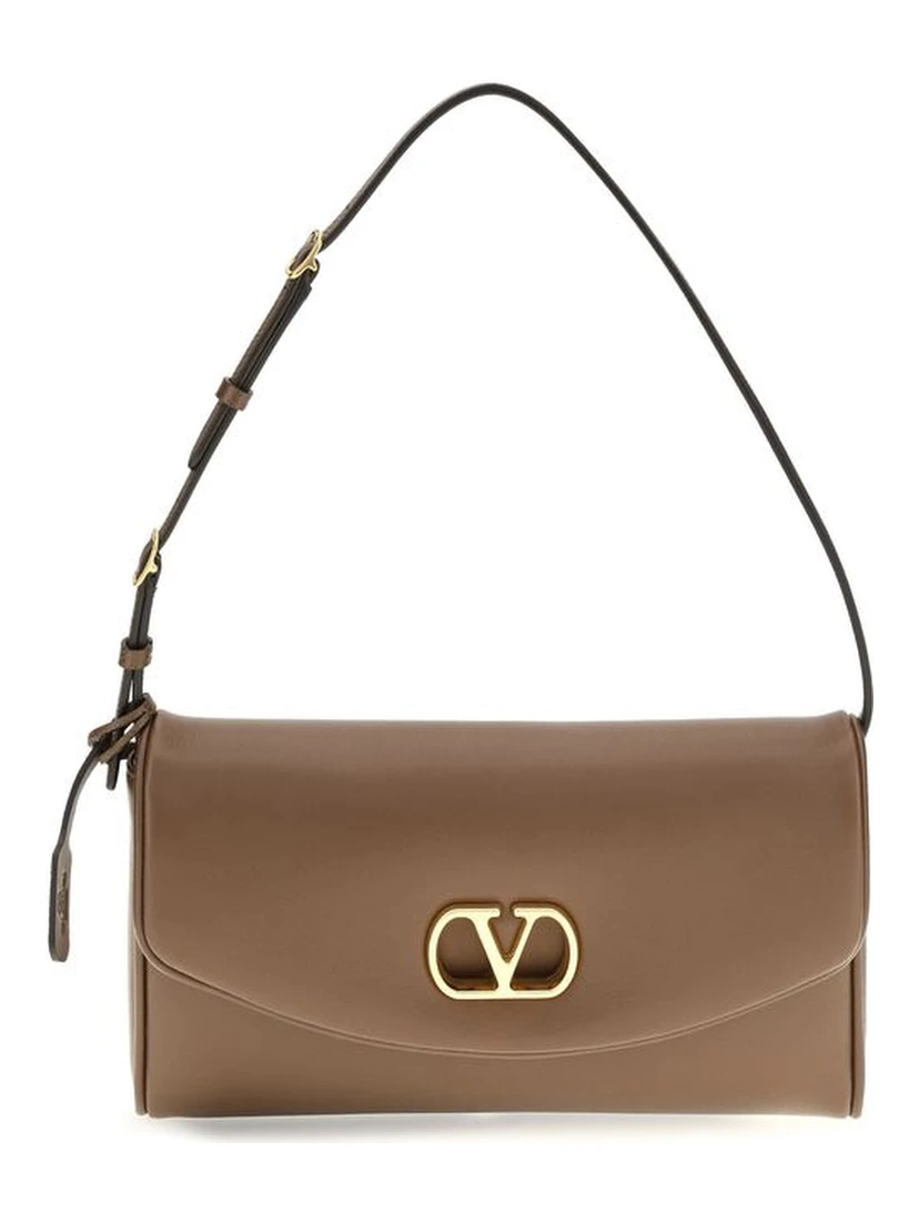 Brown Calf Leather Bos Taurus Shoulder Bag