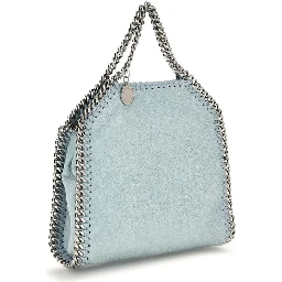 Blue Polyester Handbag
