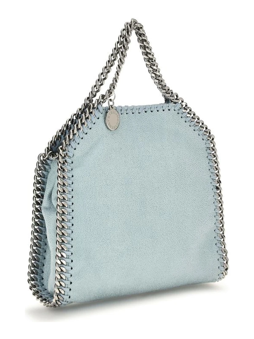 Blue Polyester Handbag