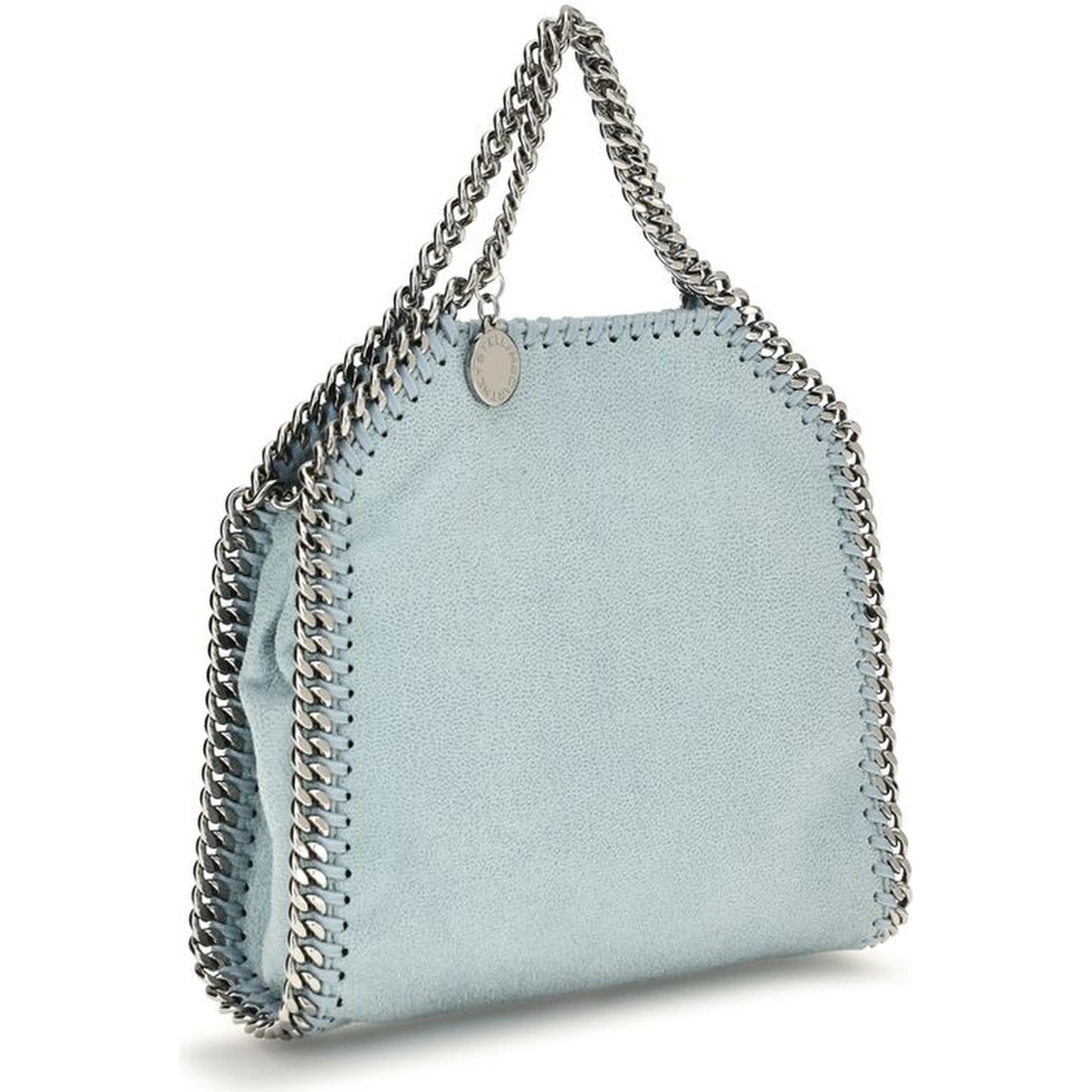Blue Polyester Handbag