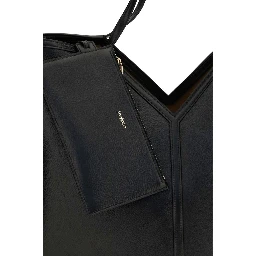 Black Calf Leather Bos Taurus Shoulder Bag