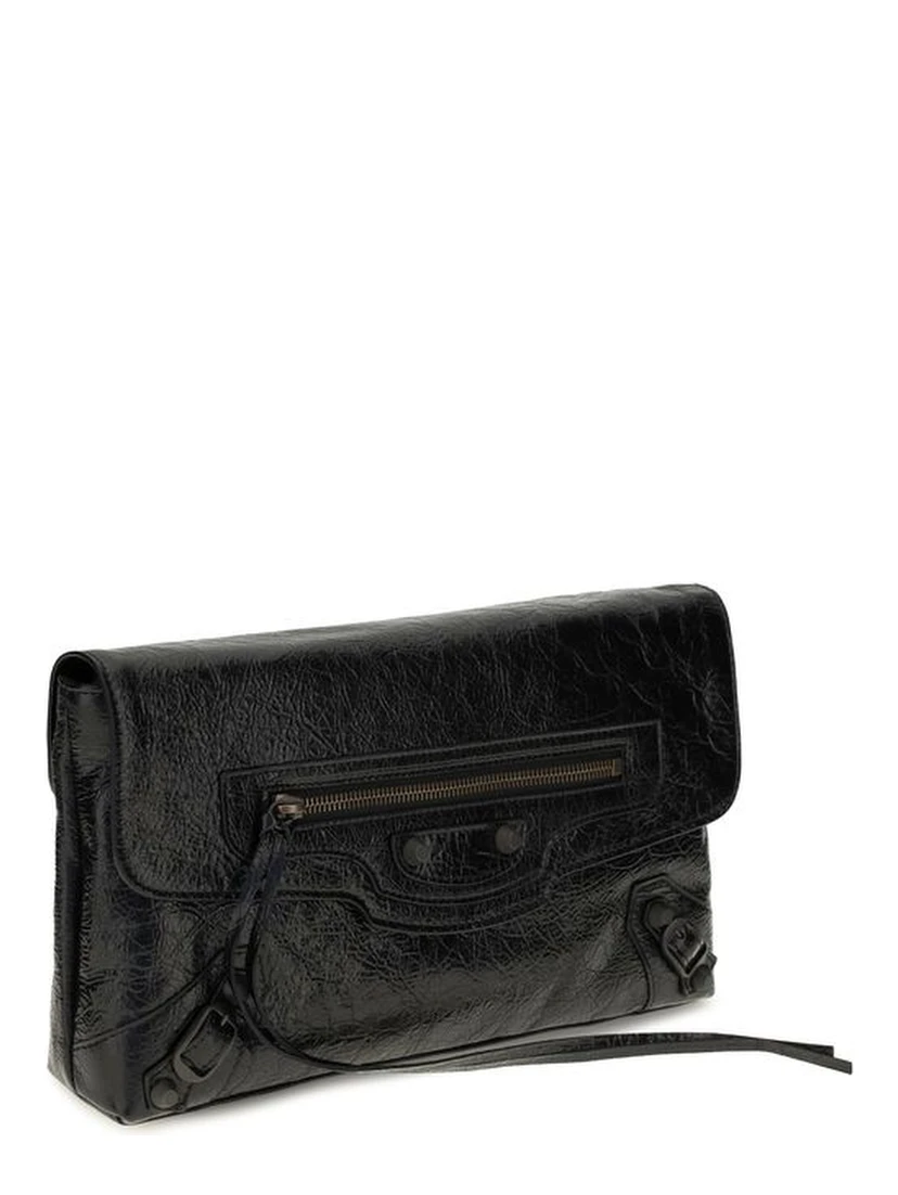 Black Lamb Ovis Aries Aries Clutch Bag