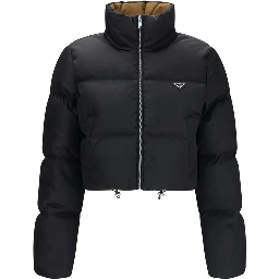 Black Goose Down Full-Length Jacket