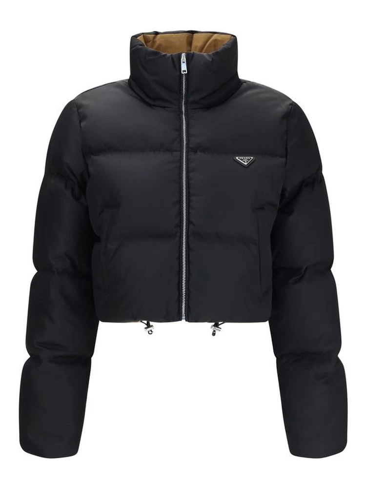 Black Goose Down Full-Length Jacket