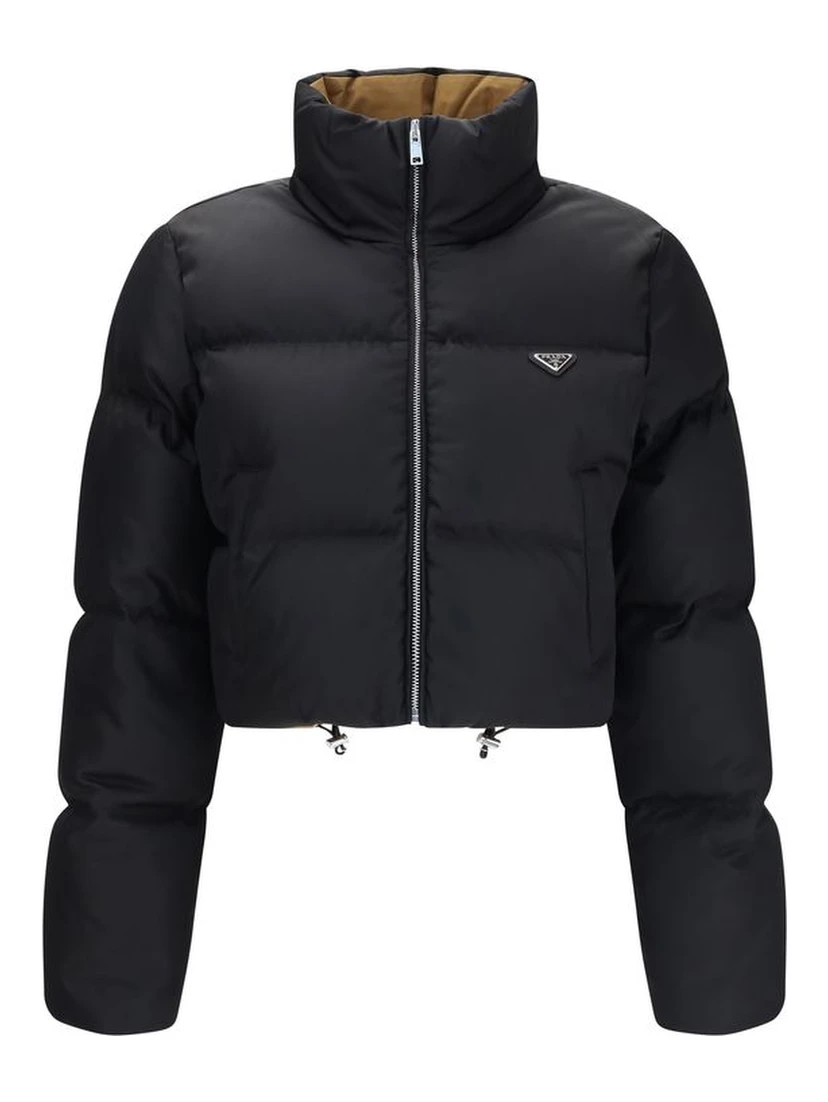 Black Goose Down Full-Length Jacket