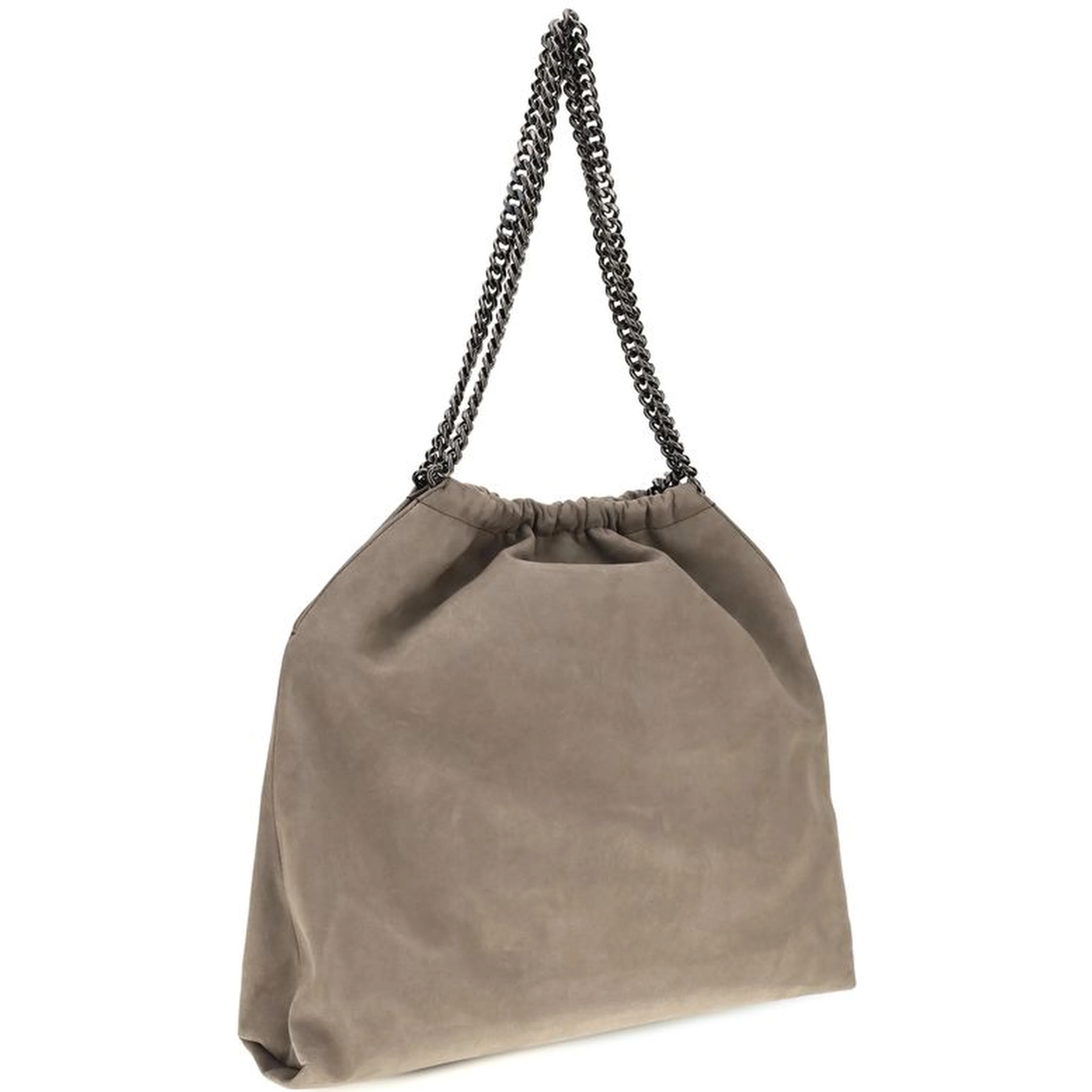 Beige Polyester Shoulder Bag