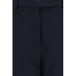 Blue Polyester Dress Pants