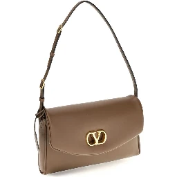 Brown Calf Leather Bos Taurus Shoulder Bag