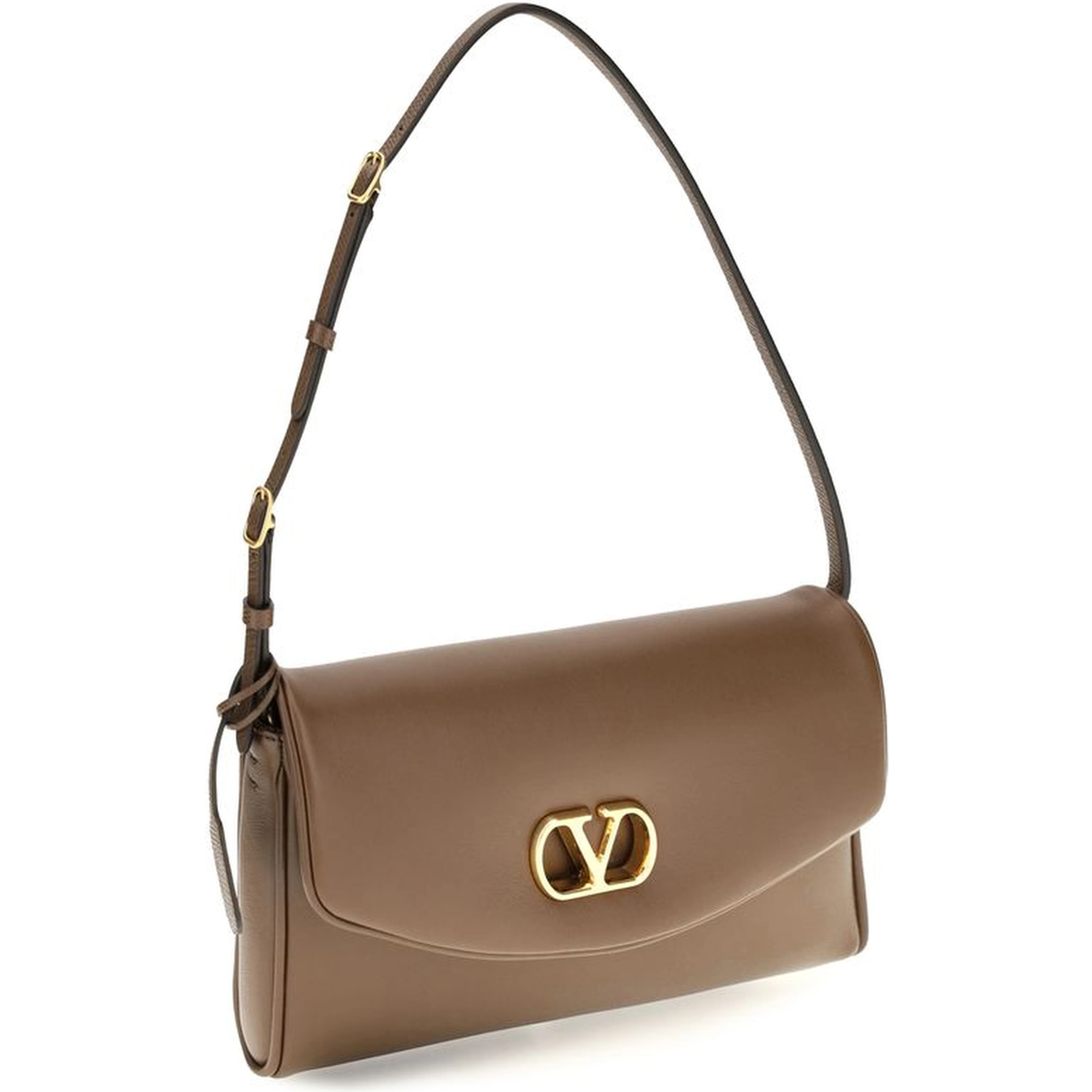 Brown Calf Leather Bos Taurus Shoulder Bag