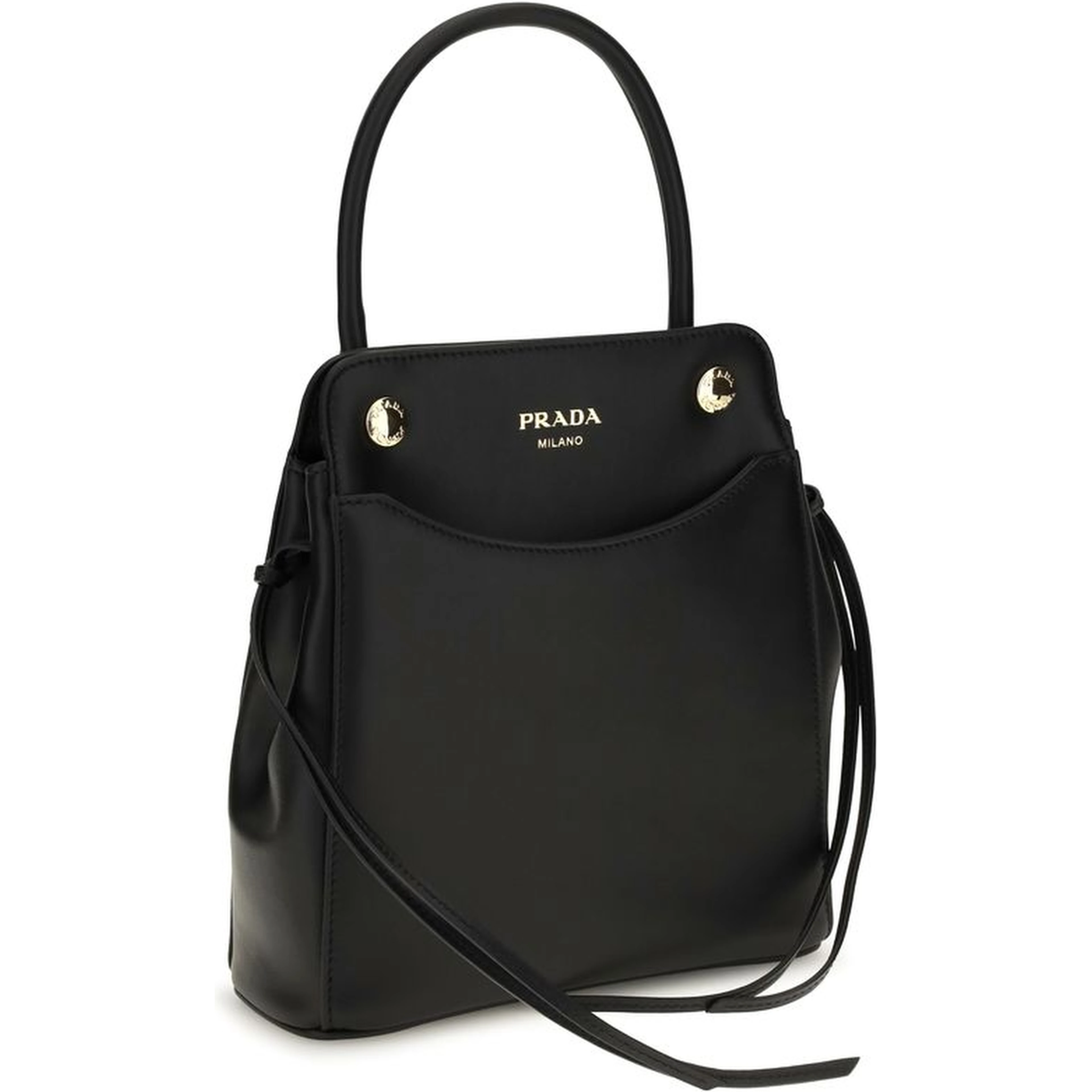 Black Calf Leather Bos Taurus Shoulder Bag