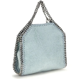 Blue Polyester Handbag