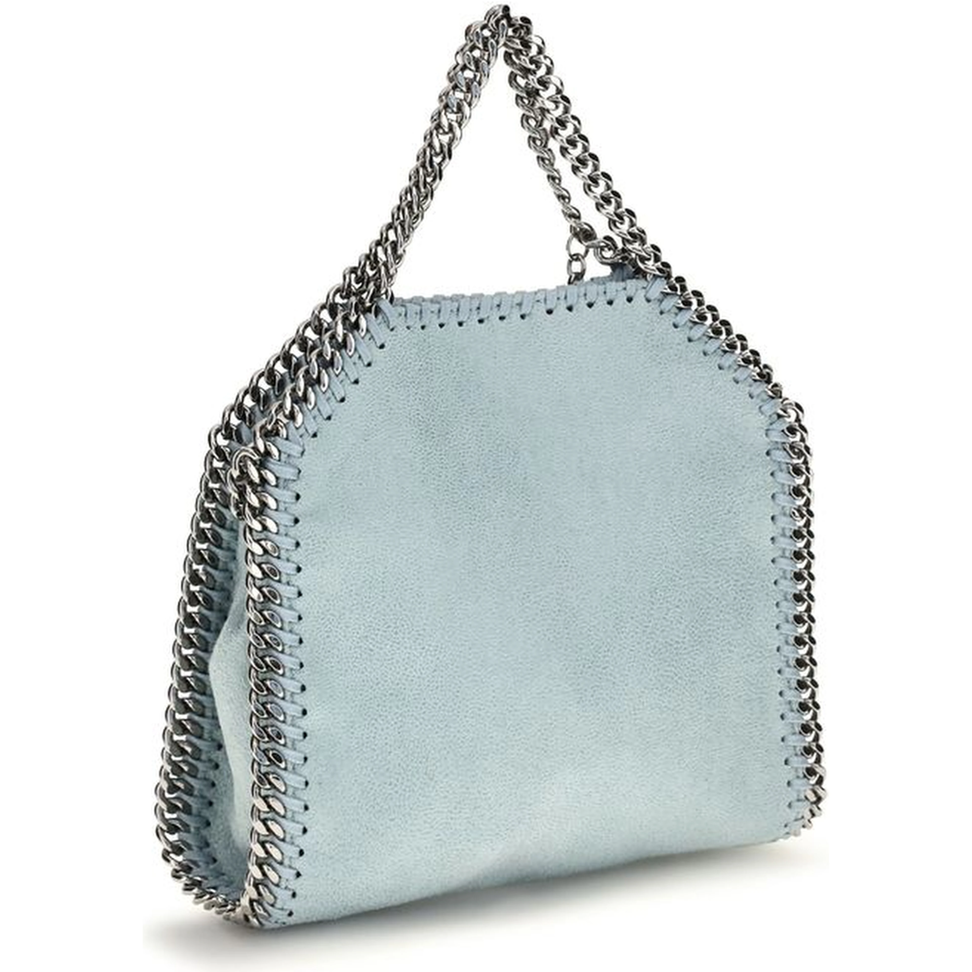 Blue Polyester Handbag