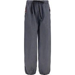 Gray Wool Oves Aries Casual Pants