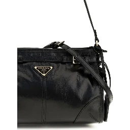 Black Calf Leather Bos Taurus Handbag