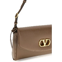 Brown Calf Leather Bos Taurus Shoulder Bag