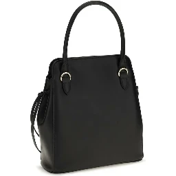 Black Calf Leather Bos Taurus Shoulder Bag