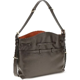 Brown Calf Leather Bos Taurus Backet Bag