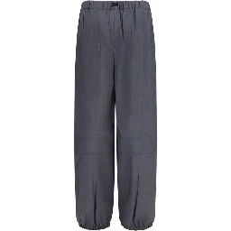Gray Wool Oves Aries Casual Pants