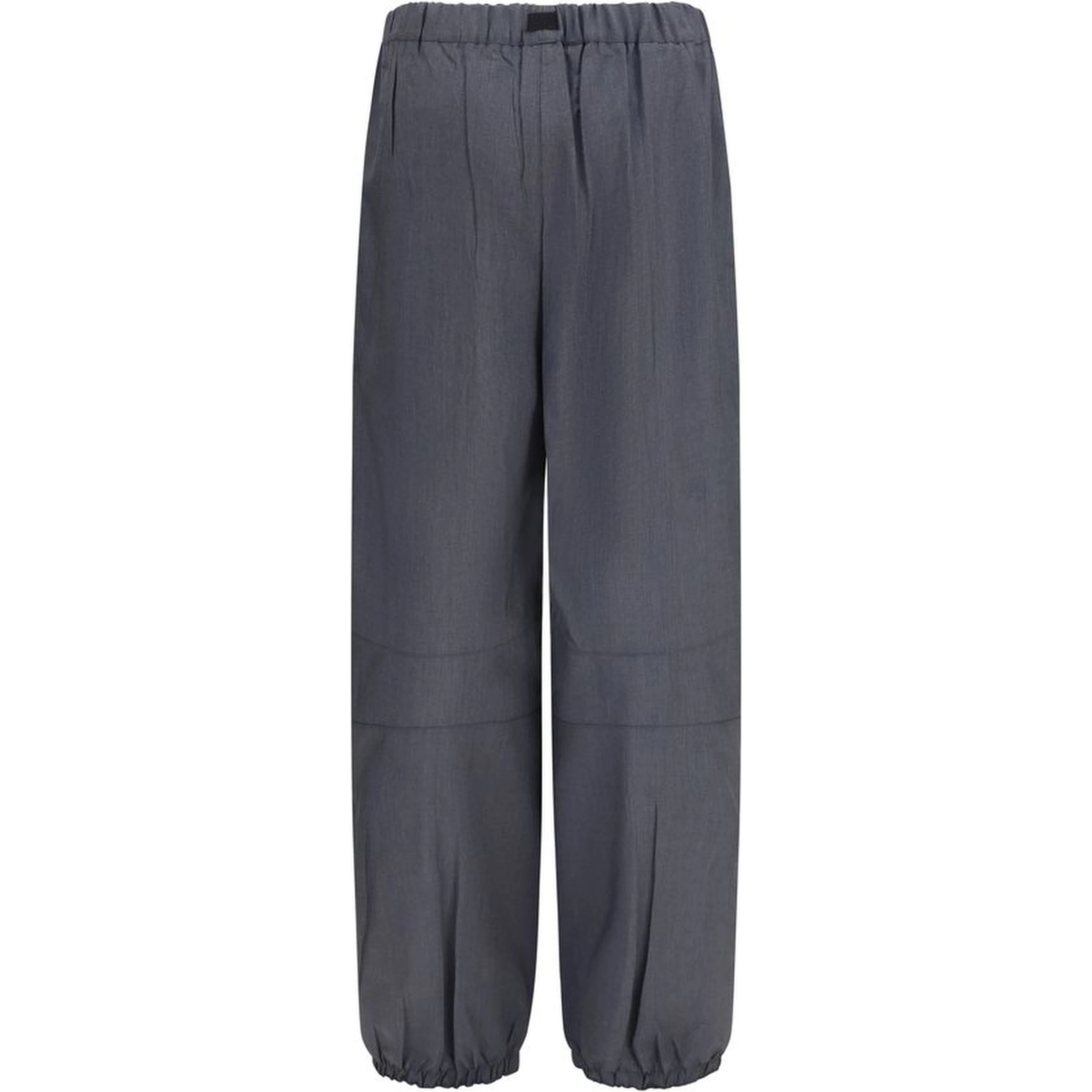 Gray Wool Oves Aries Casual Pants