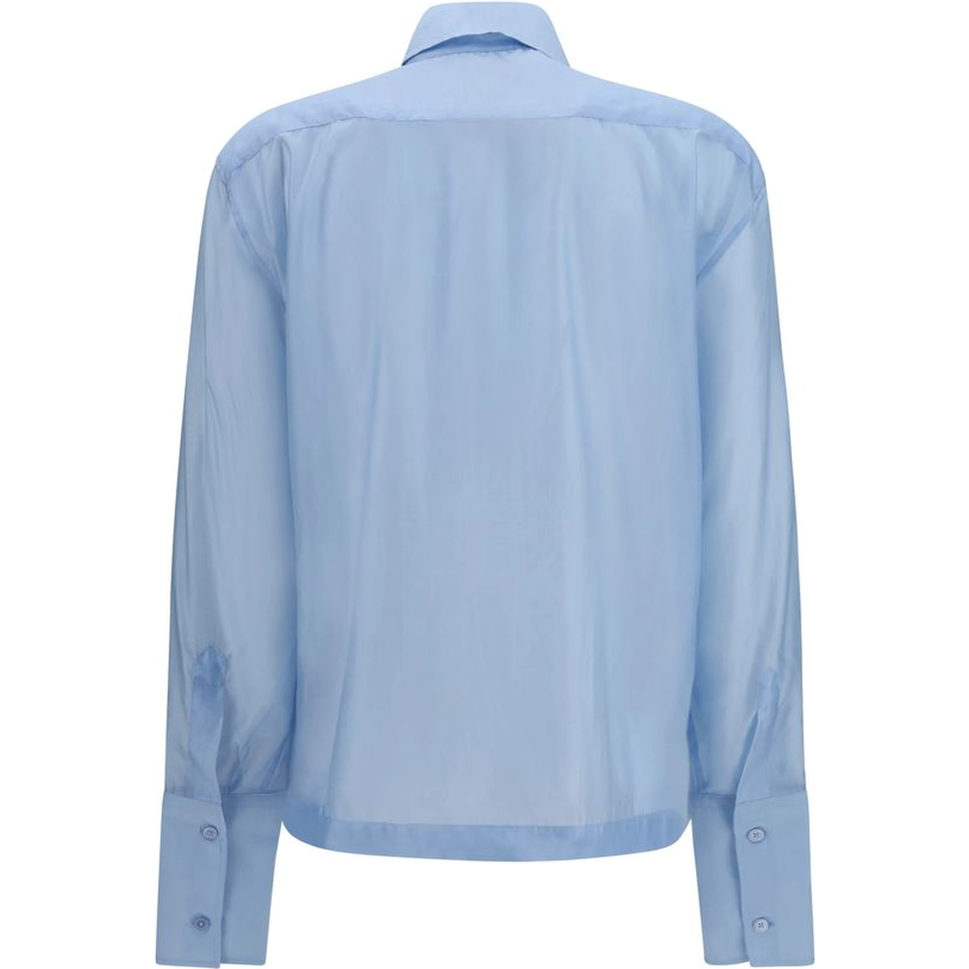 Blue Wool Oves Aries Dress Shirt