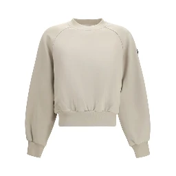 Beige Cotton Sweatshirt