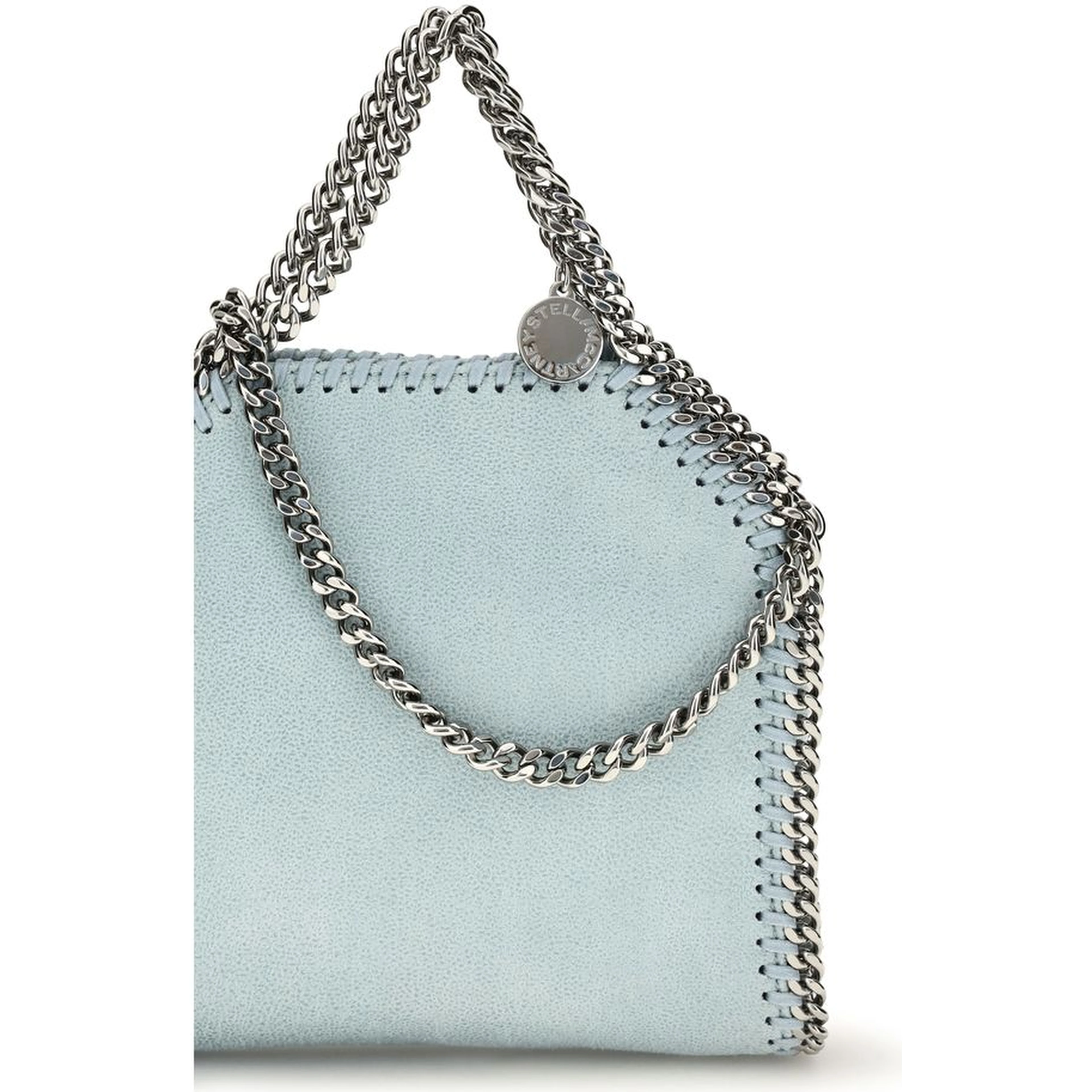 Blue Polyester Handbag