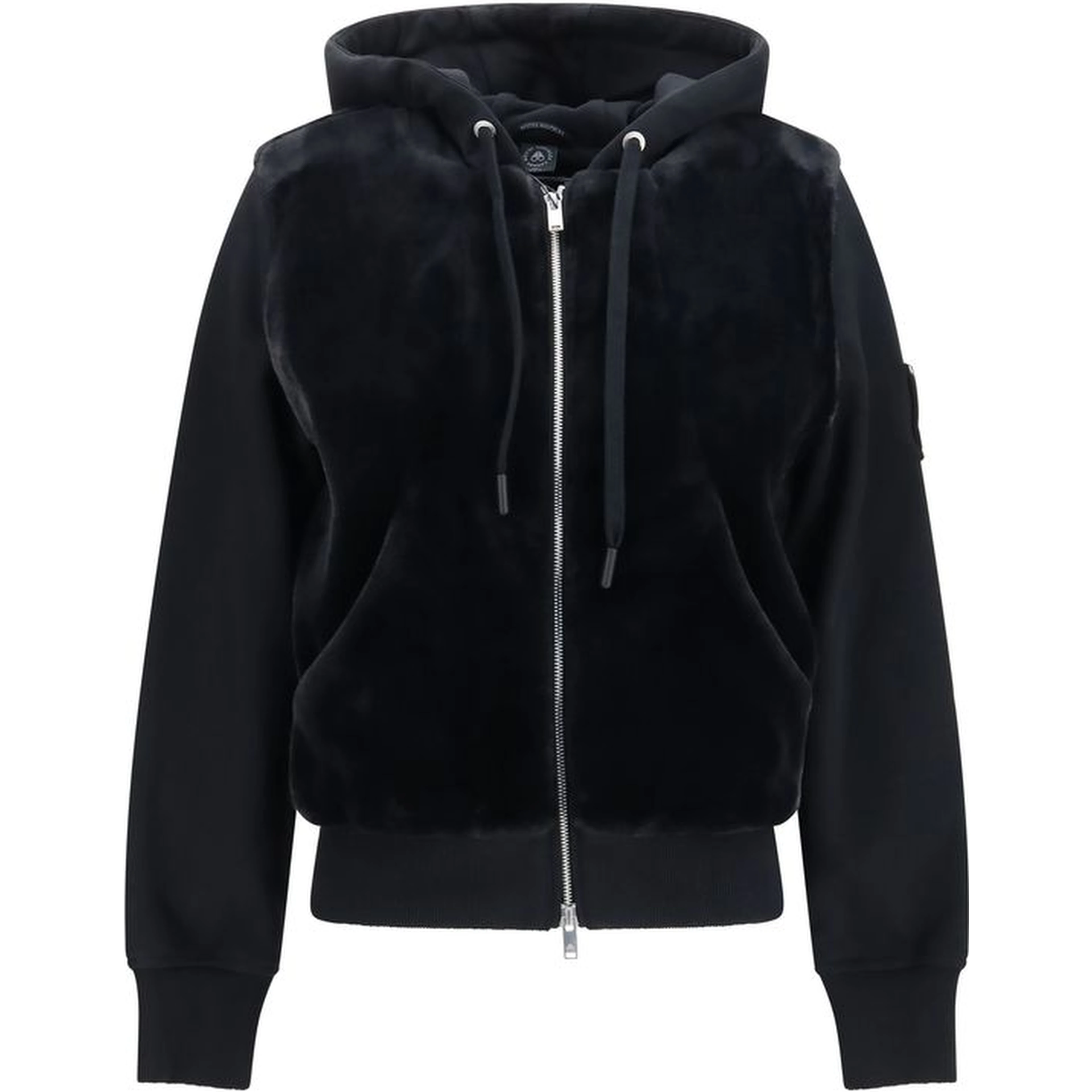 Black Cotton Sweatshirt