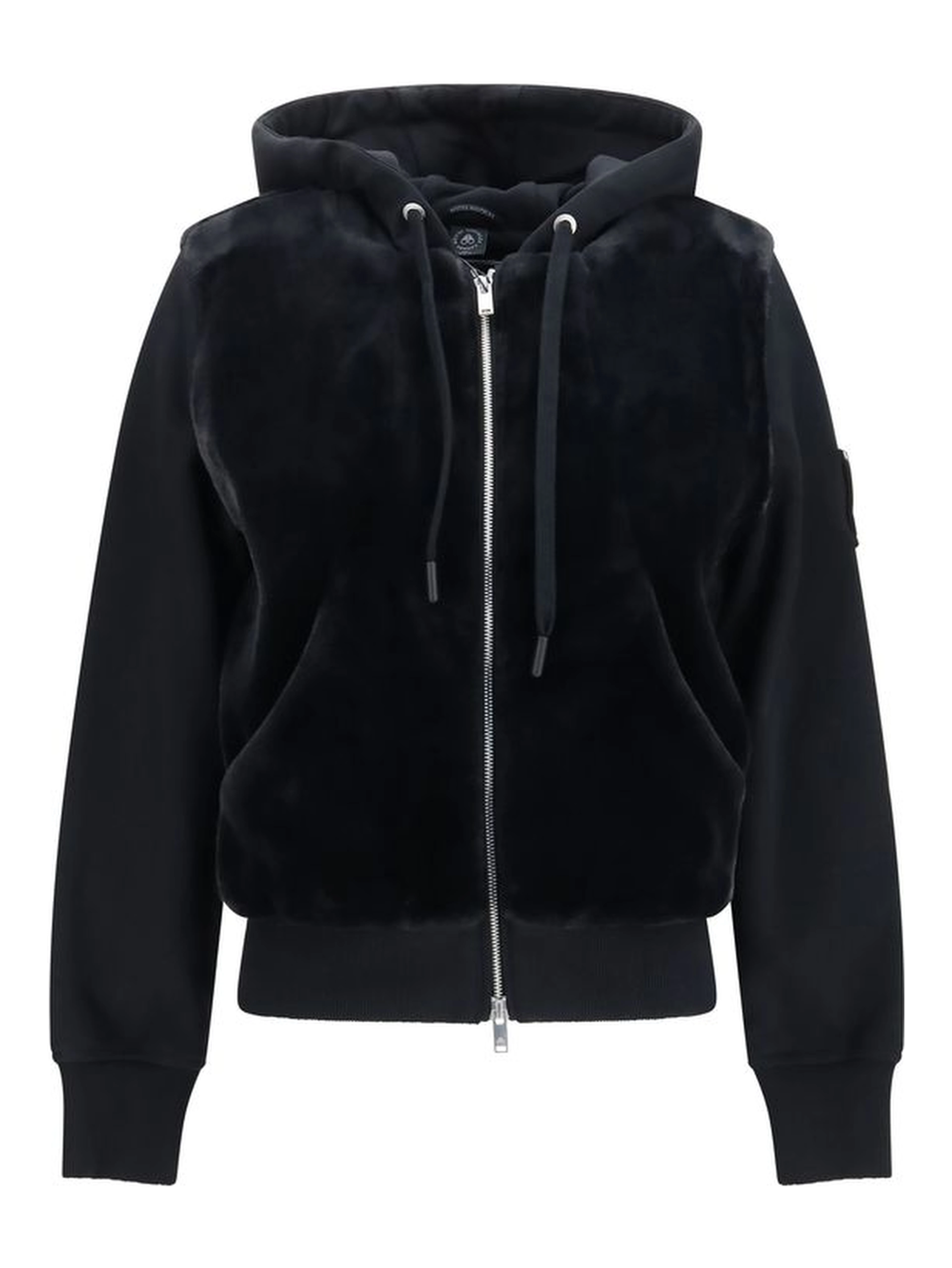 Black Cotton Sweatshirt