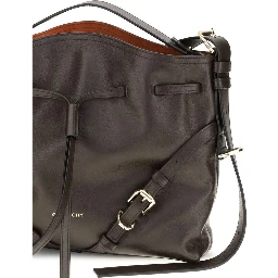 Brown Calf Leather Bos Taurus Backet Bag