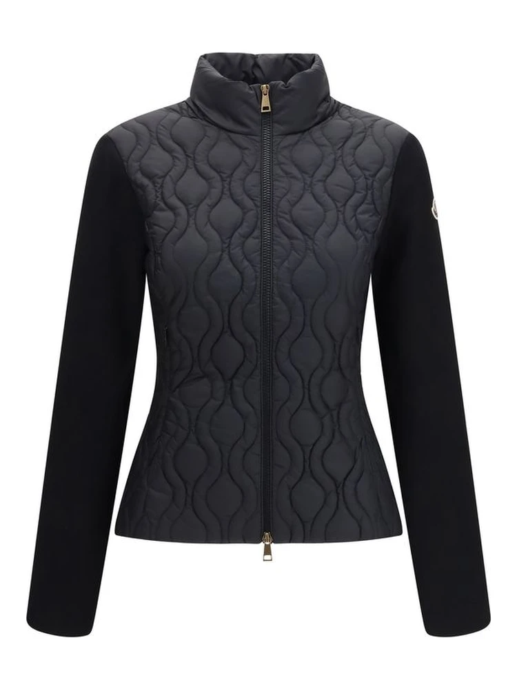 Black Cotton Shell Jacket