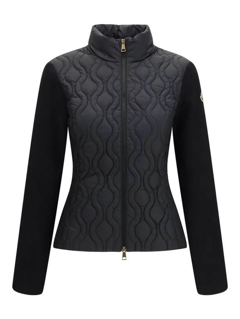 Black Cotton Shell Jacket