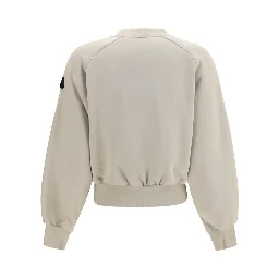 Beige Cotton Sweatshirt