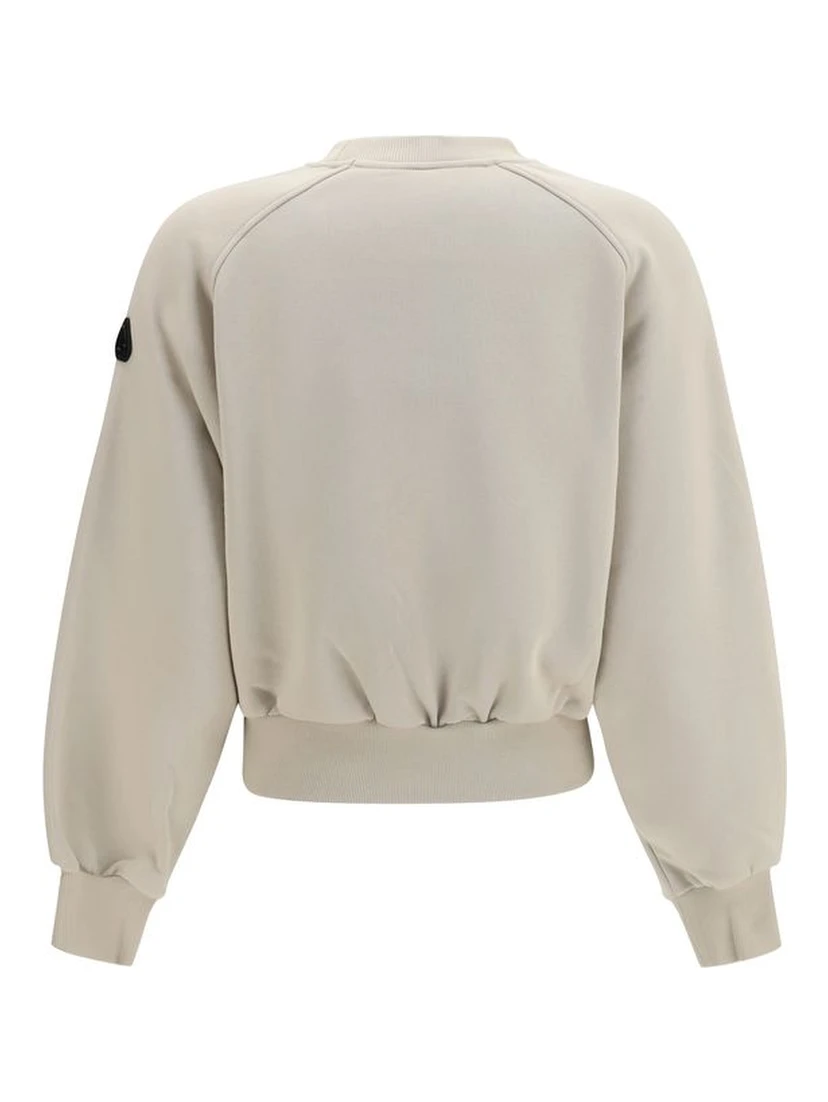 Beige Cotton Sweatshirt