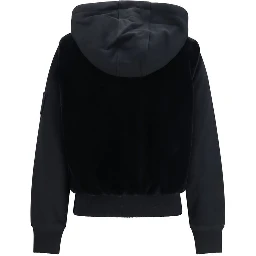 Black Cotton Sweatshirt