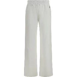 White Cotton Casual Pants