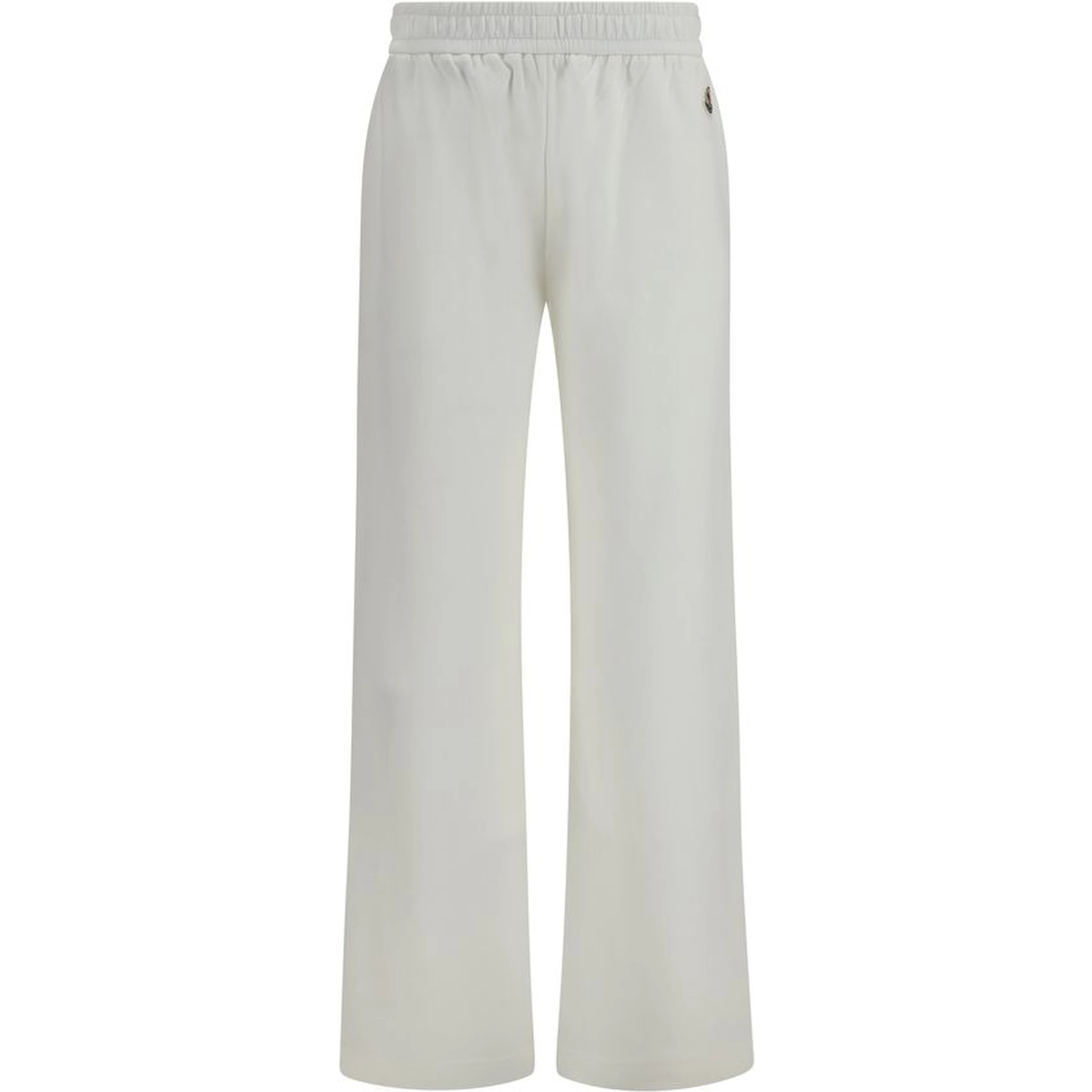 White Cotton Casual Pants