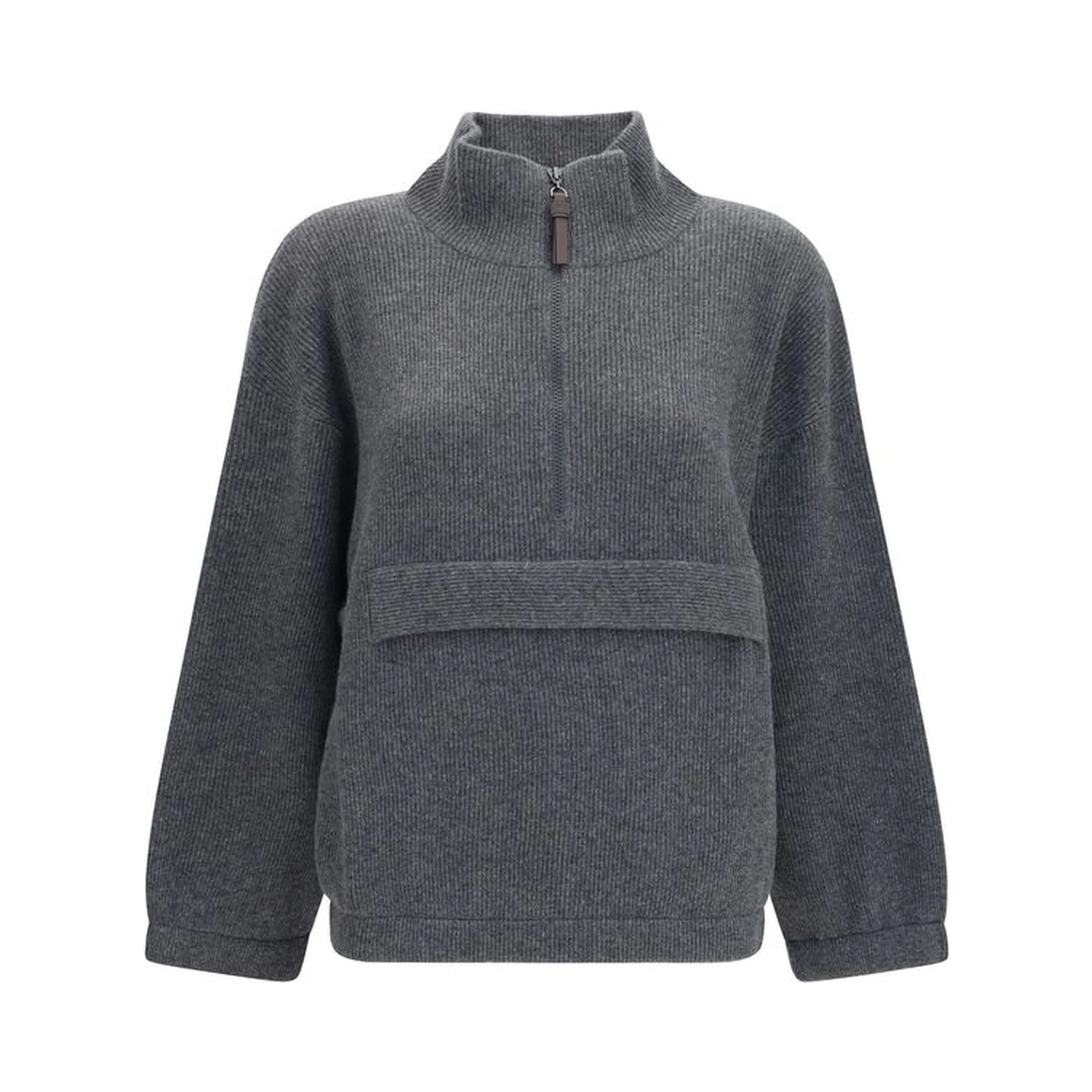 Gray Cashmere Sweatshirt