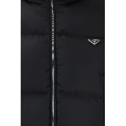 Black Goose Down Full-Length Jacket